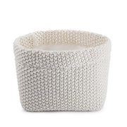 Organic Cotton Baby Basket | Moss Knitted