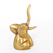 Handcrafted Elephant Figurine in Brass