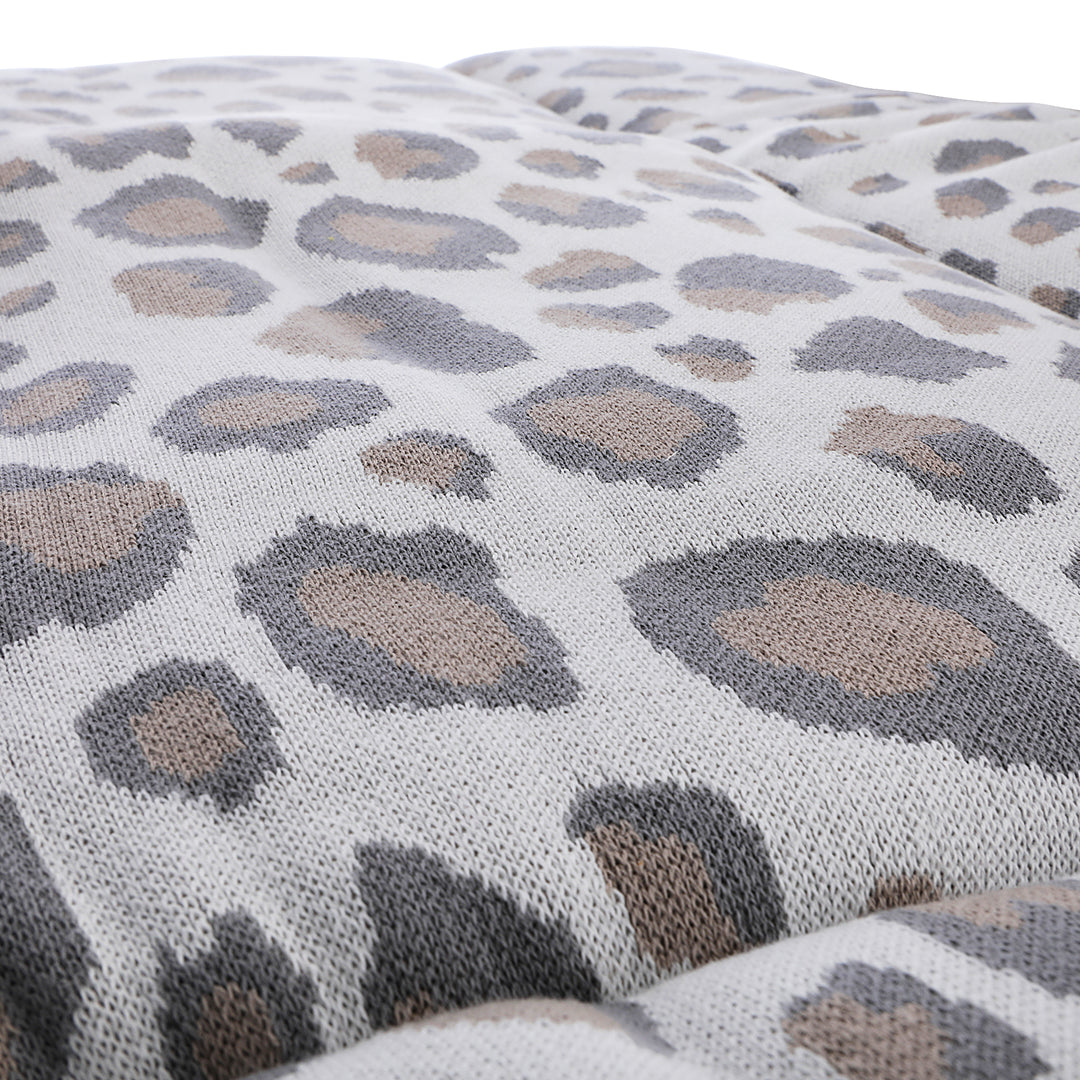 Soft Playpen Baby Mattress | Panther Patterned