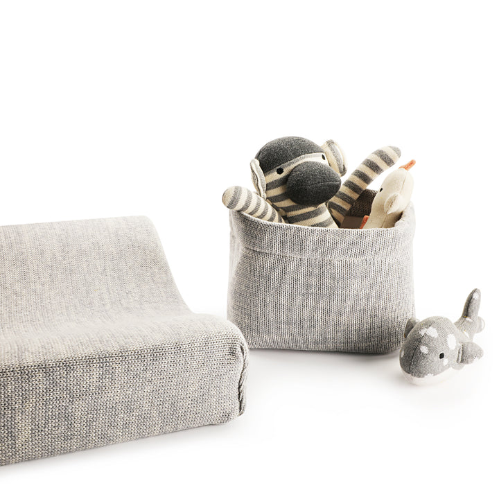 Organic Cotton Baby Basket | Standard Knitted