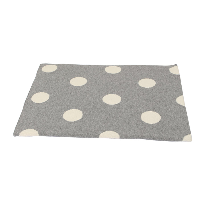 Baby Blanket | Fine Knitted | Dots Patterned