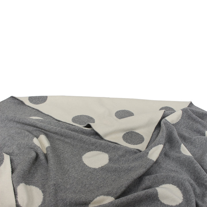 Baby Blanket | Fine Knitted | Dots Patterned