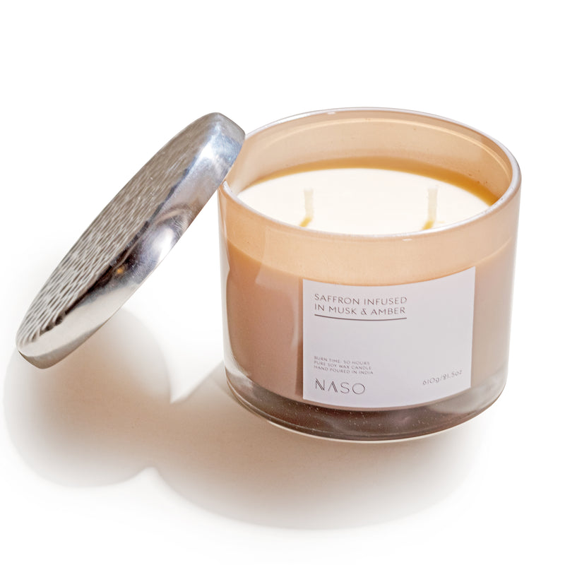 Saffron infused in Musk & Amber - 610g