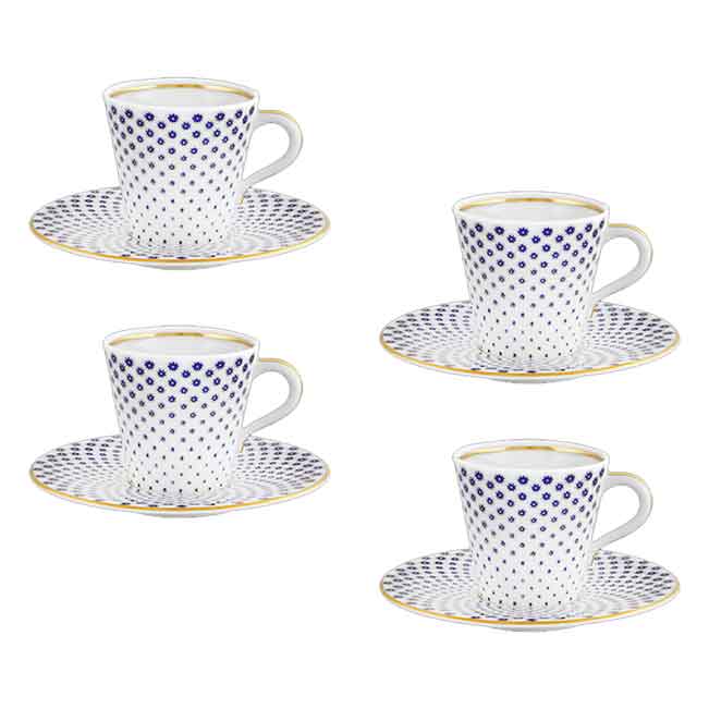 CONSTELLATION D'OR - Coffee Cup & Saucer