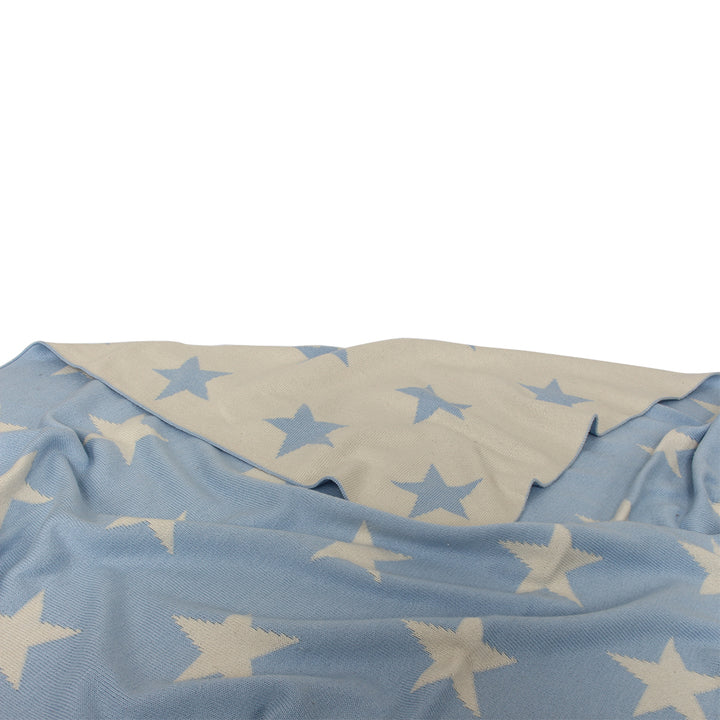 Baby Blanket | Fine Knitted | Star Patterned