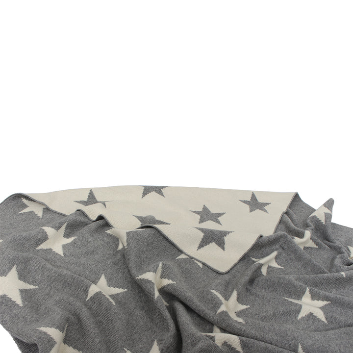 Baby Blanket | Fine Knitted | Star Patterned