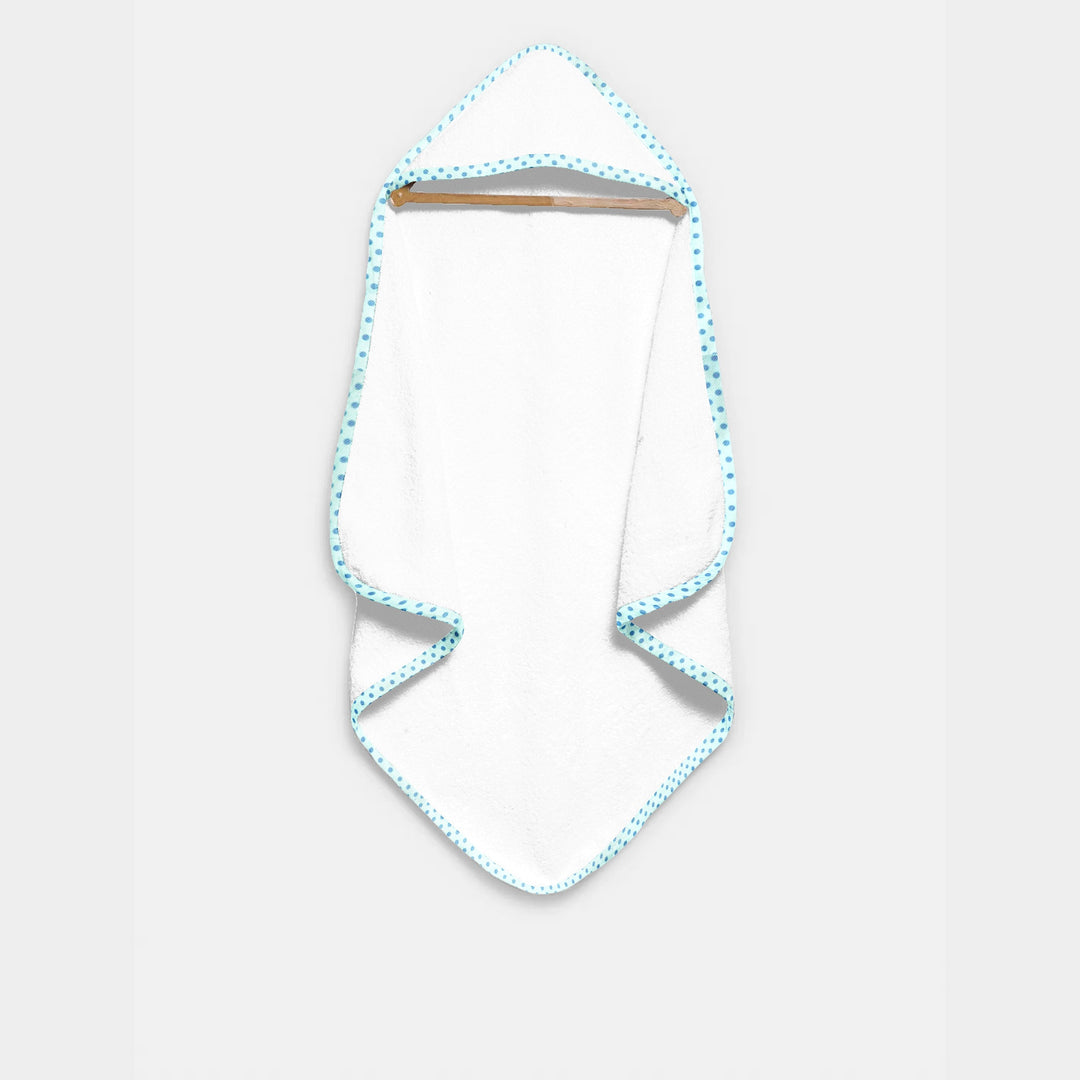 Organic Blue on Blue Hooded Towel Set