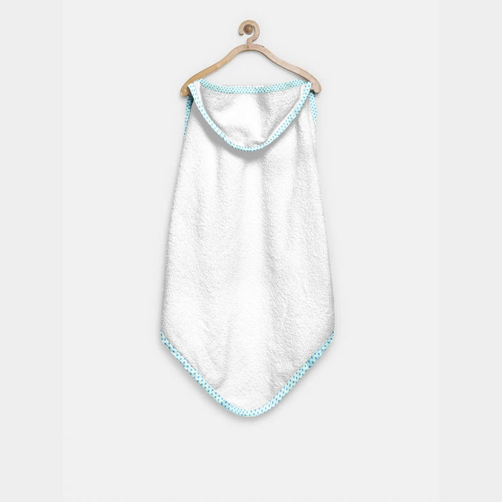 Organic Blue on Blue Hooded Towel Set