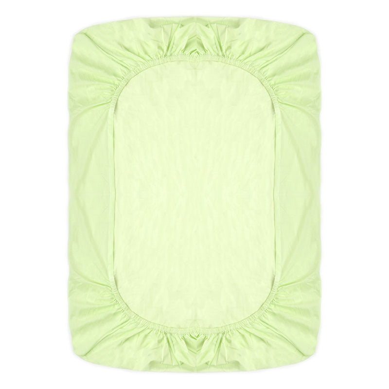Fitted Single Sheet Set Lime Green