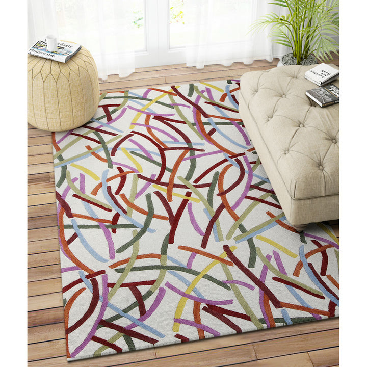 MULTICOLOR GEOMETRIC CARPET