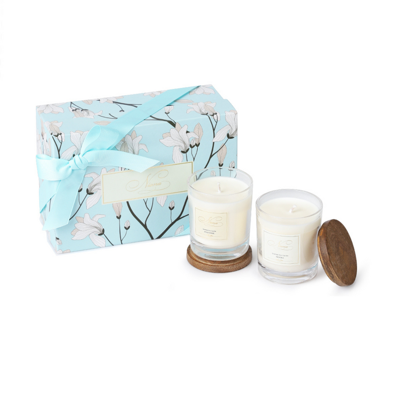 Signature Candle Duo - Mogra & Wild Rose
