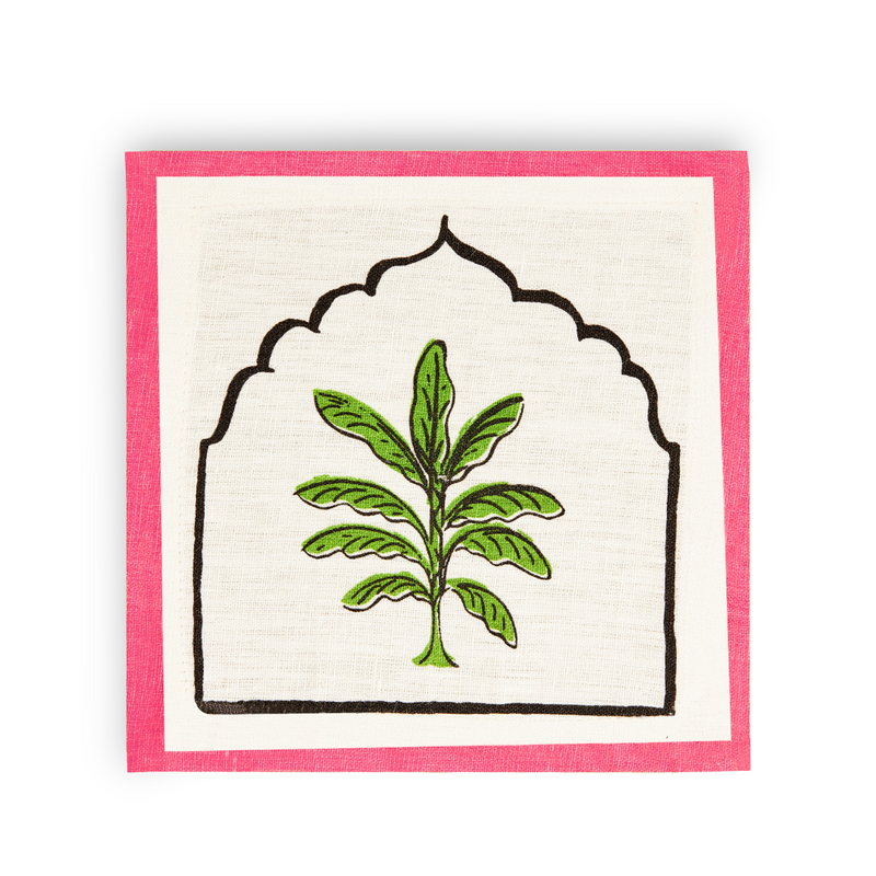 The Palms Cocktail Napkin - Set Of 6