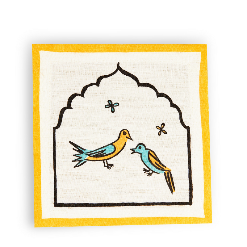 Birdie Num Num Cocktail Napkin - Set of 6