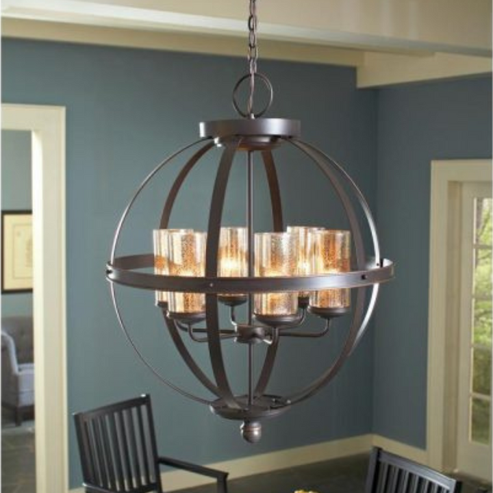 Antique Bronze Chandelier