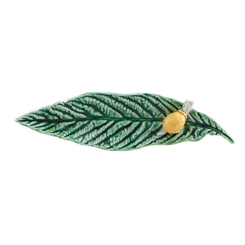 Countryside Leaves - Medlar Leaf with Snail 25cm