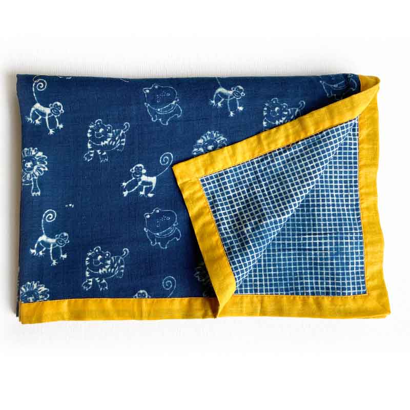 ORGANIC GIFT SET - DOHAR + BOLSTER - ZOO GIFT SET