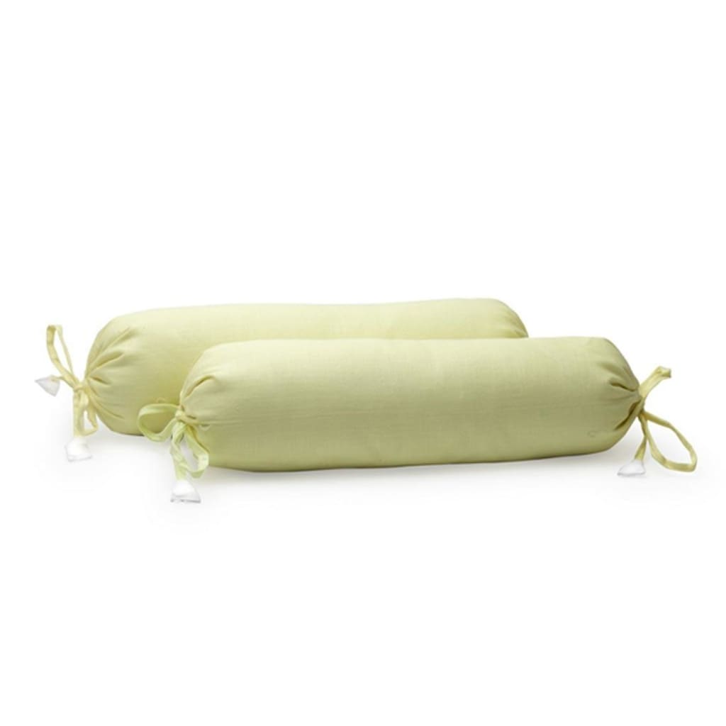 Baby Bolster Cover Set without Fillers Lemon