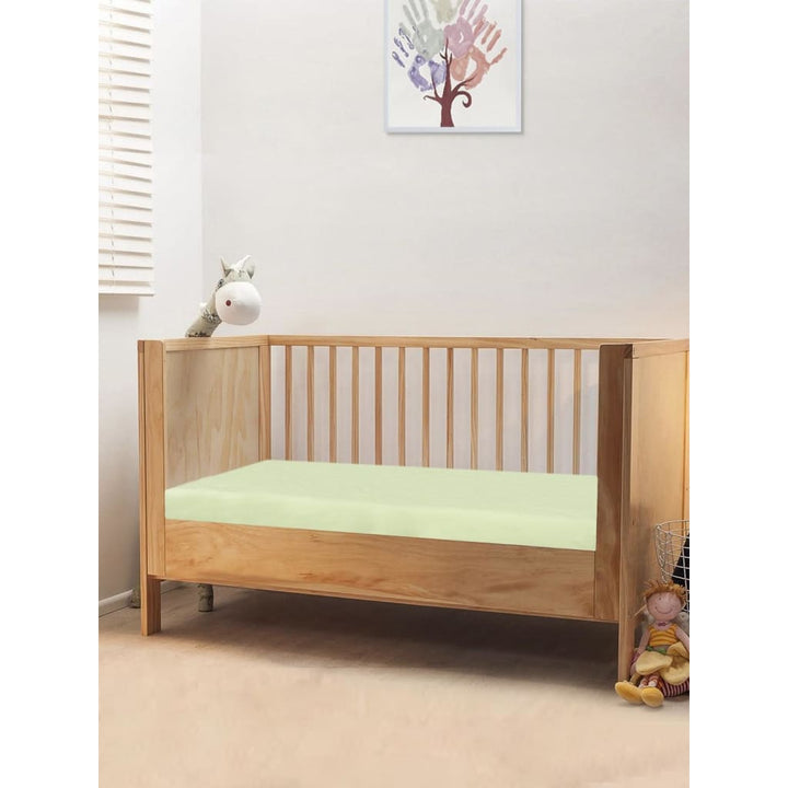Fitted Crib Sheet Lime Green