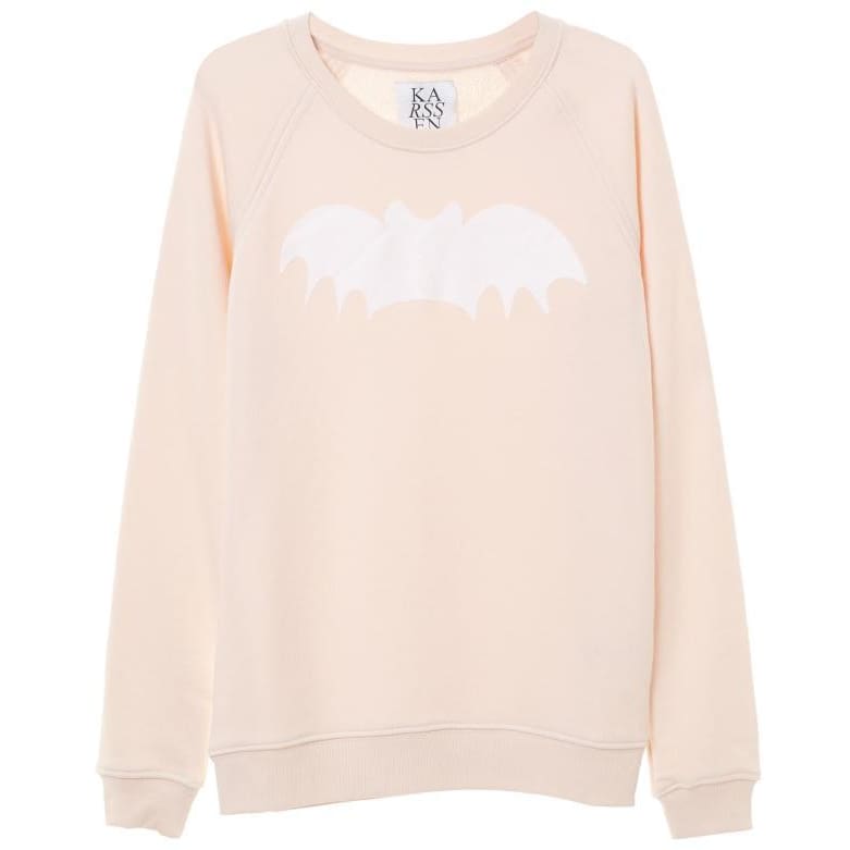 FLOCK PRINT BAT - LOOSE FIT RAGLAN SWEAT