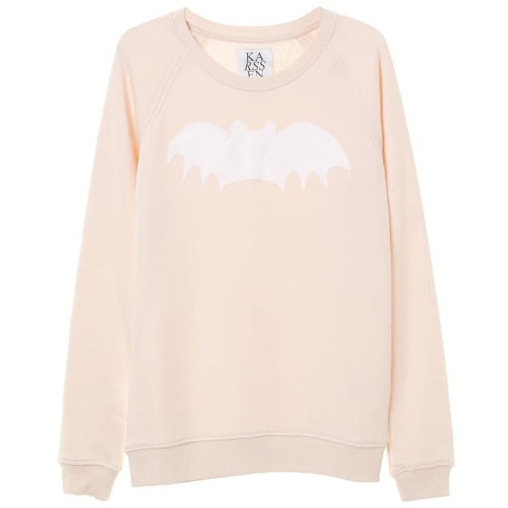 FLOCK PRINT BAT - LOOSE FIT RAGLAN SWEAT