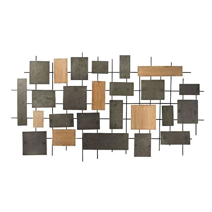 Hypnos Wall Art with Iron & Wood