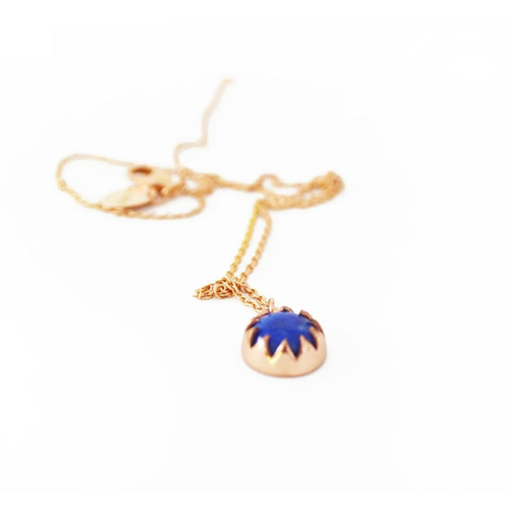 LAPIS LAZULI CABACHON STONE PENDANT