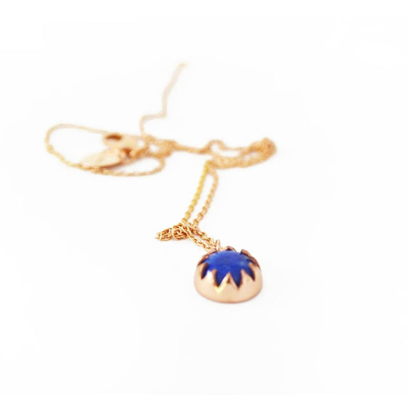 LAPIS LAZULI CABACHON STONE PENDANT