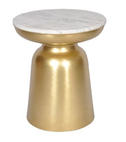 Contemporary Luxe Mable top Accent Table