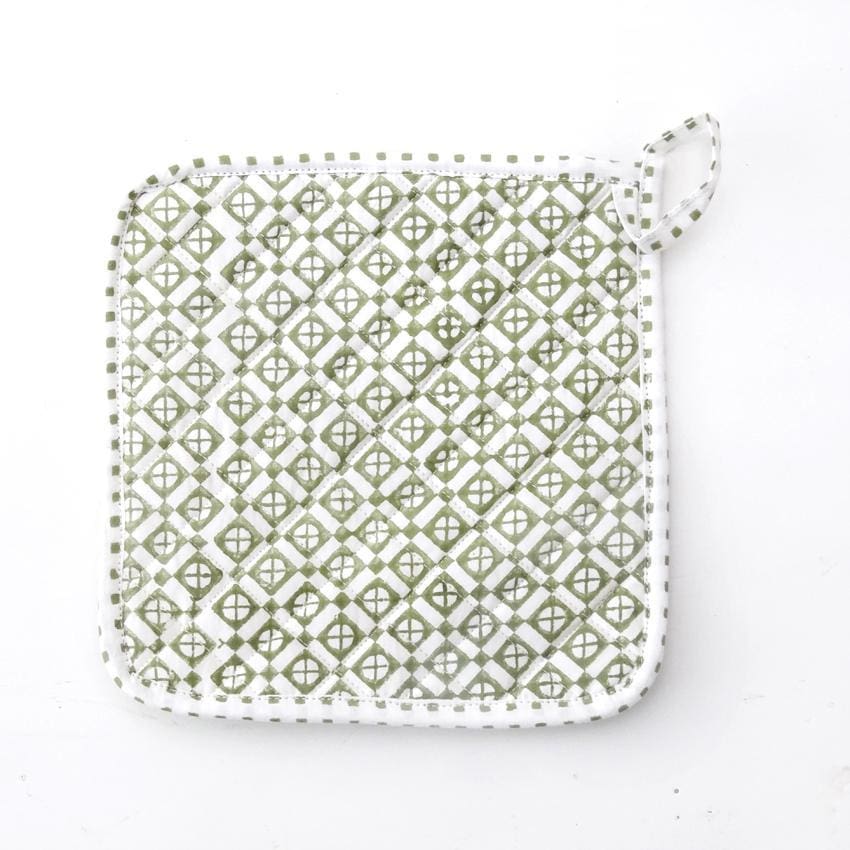 MARNIE GREEN POT HOLDER