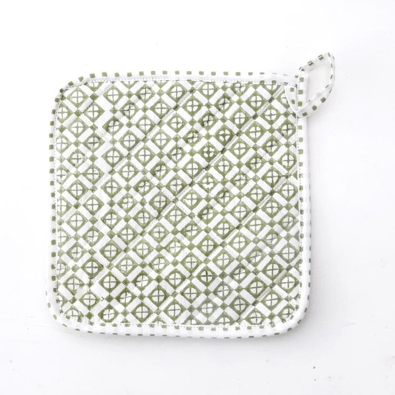 MARNIE GREEN POT HOLDER