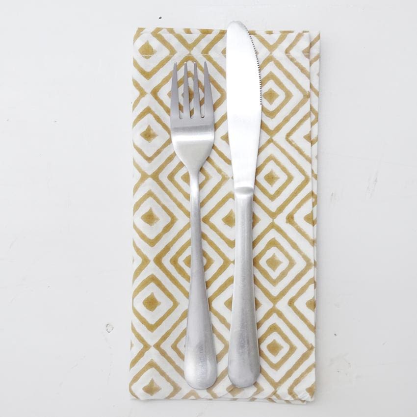 MARNIE MUSTARD NOOR NAPKIN