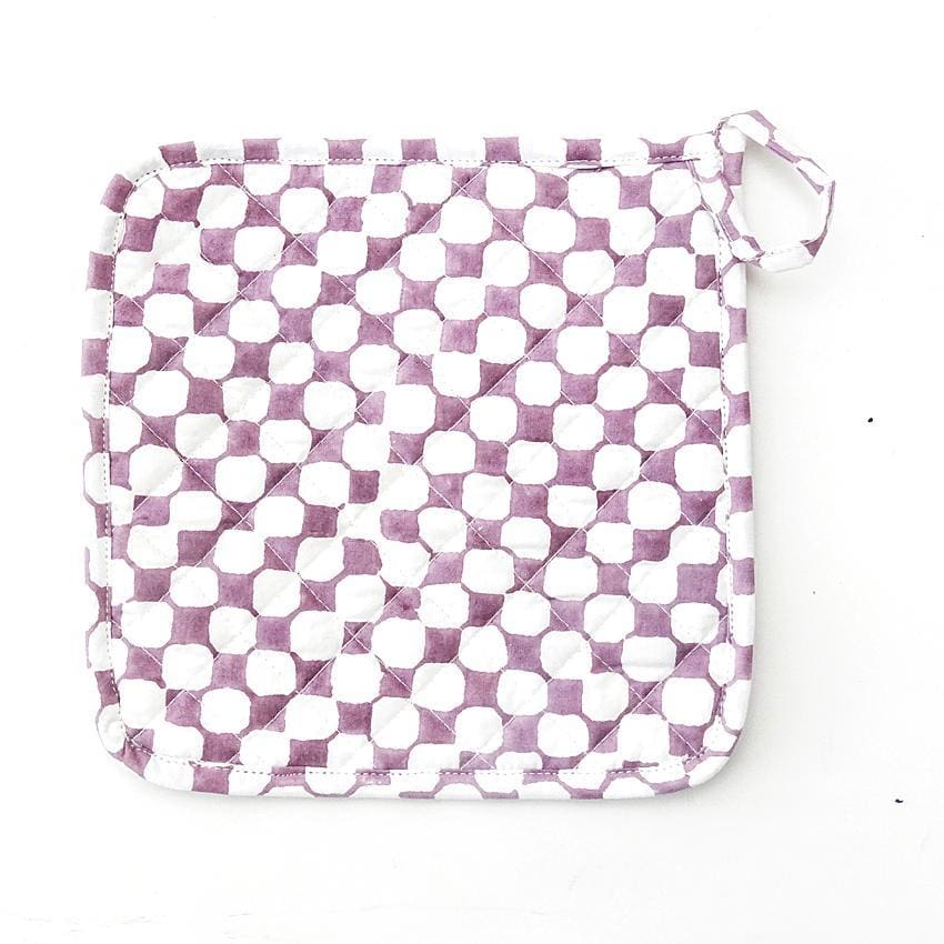 MARNIE PLUM POT HOLDER