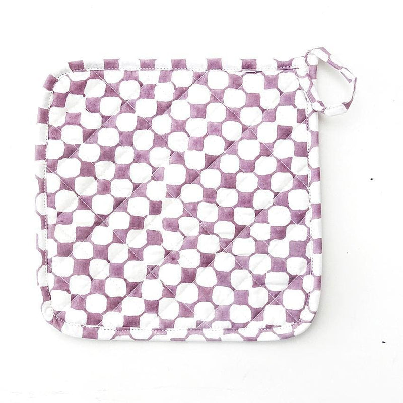 MARNIE PLUM POT HOLDER