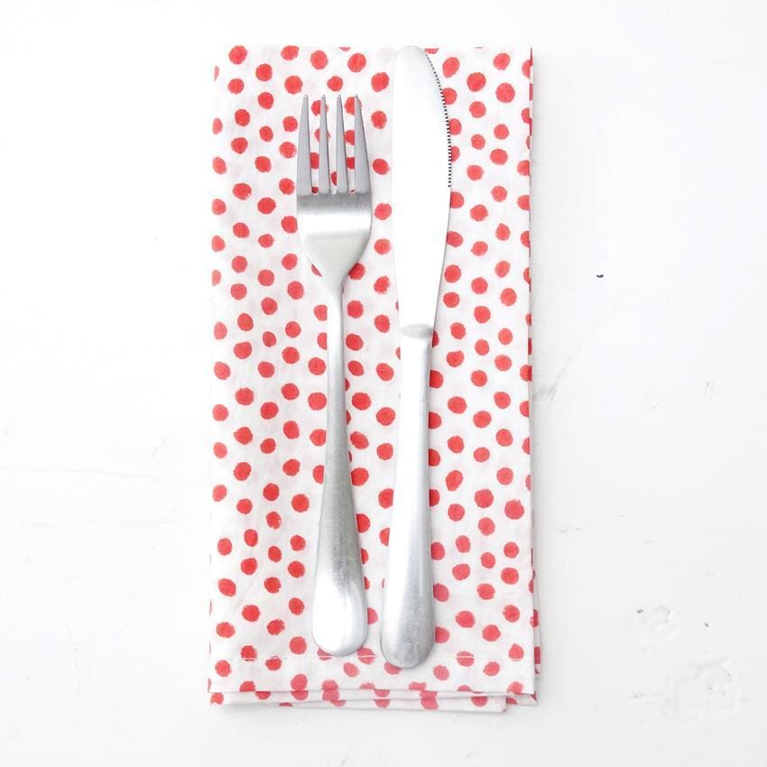 MARNIE Red SPOT NAPKIN