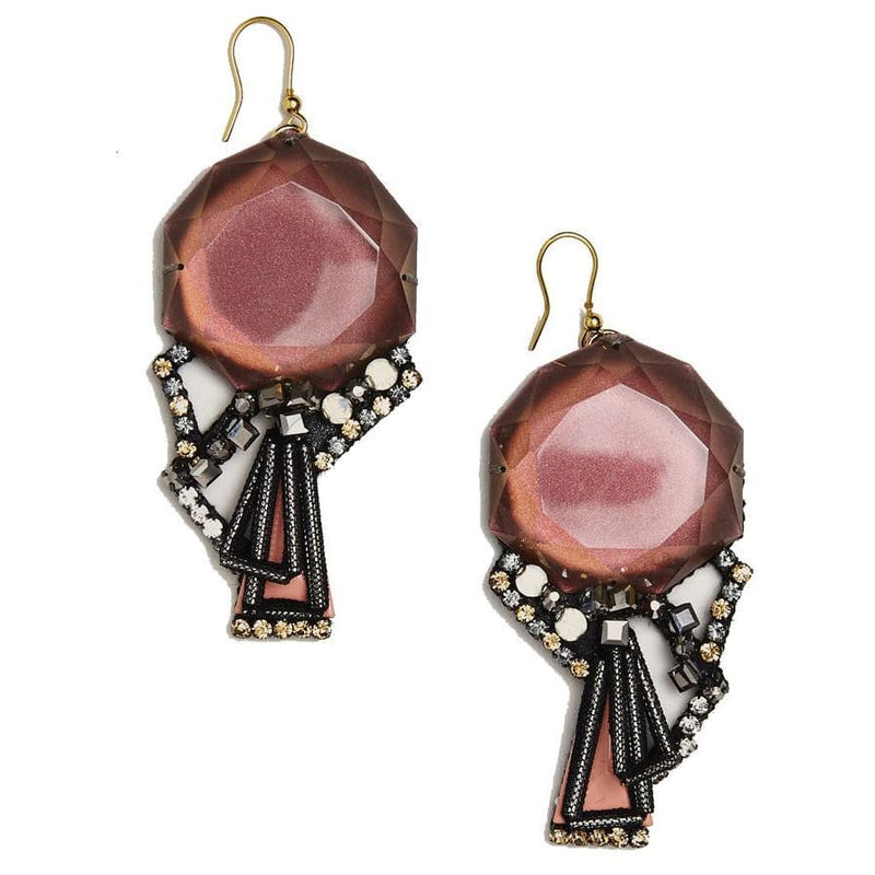 NOCTURNE AYA PINK EARRINGS
