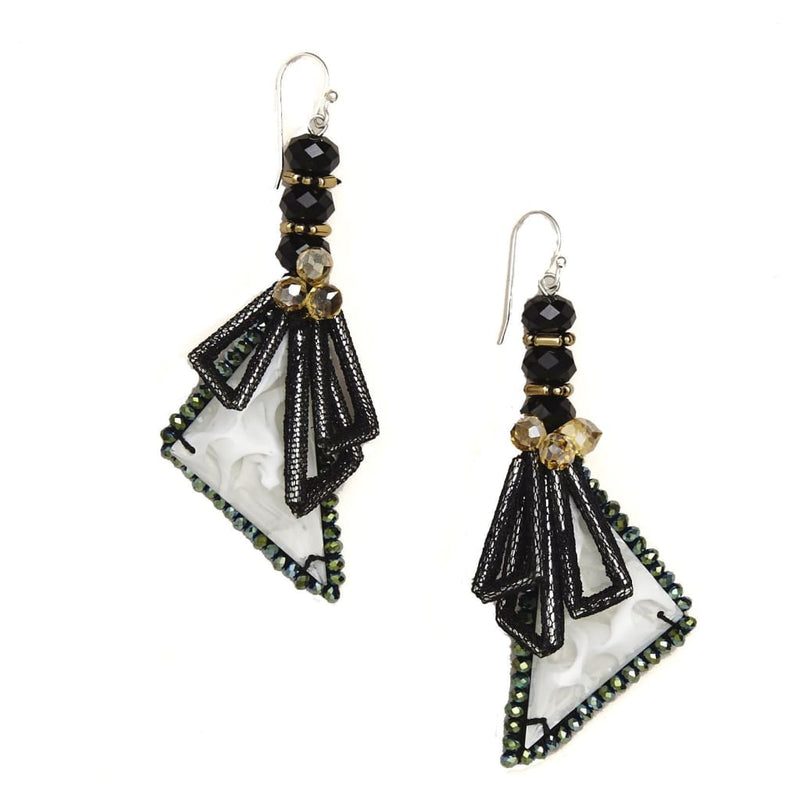 NOCTURNE TIEBELE WHITE EARRINGS