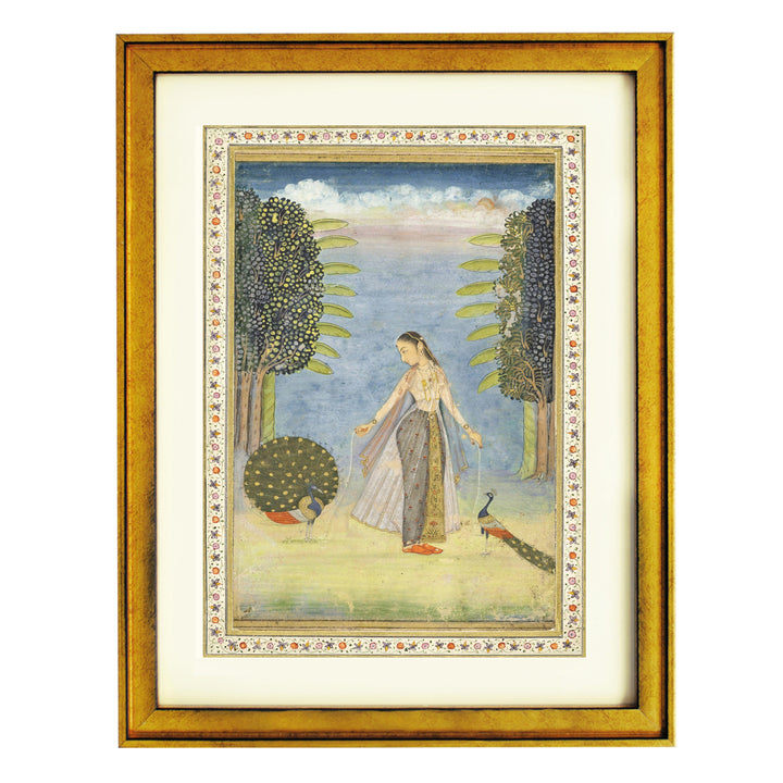 Peacock princess art print