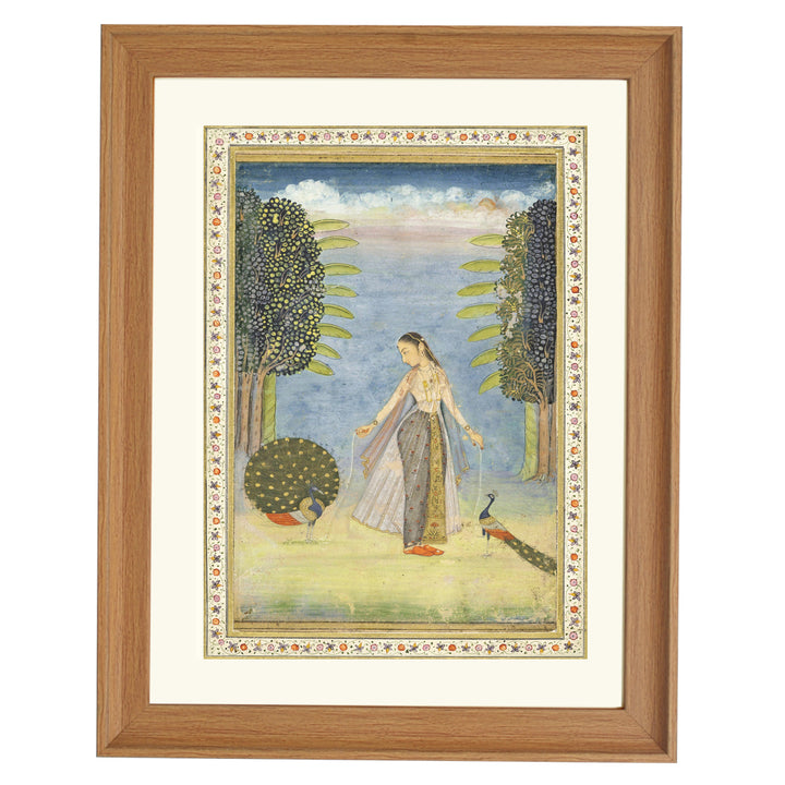 Peacock princess art print