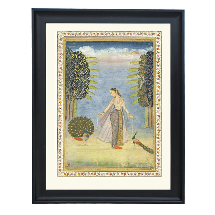 Peacock princess art print