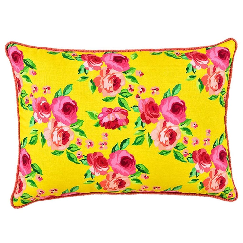 ROMANY CUSHION COVER - LIME