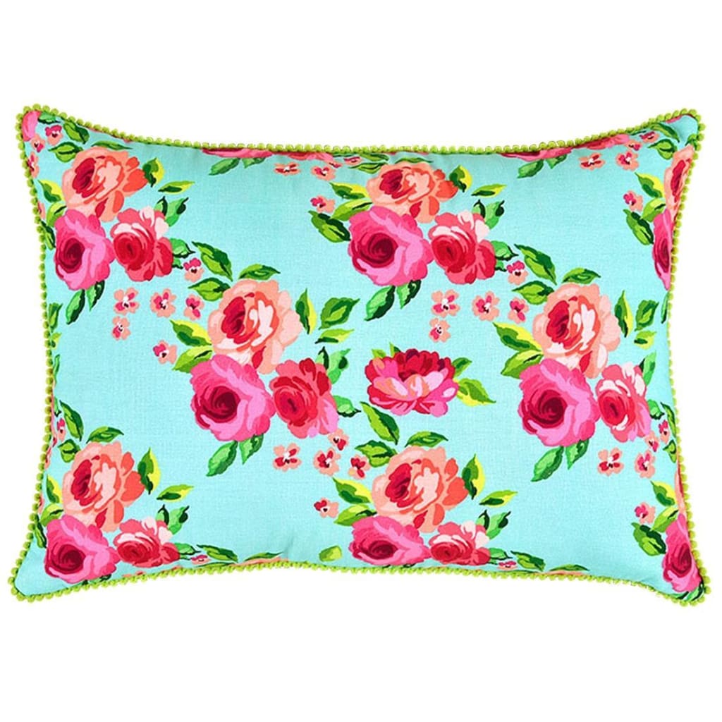 ROMANY CUSHION COVER - TURQUOISE