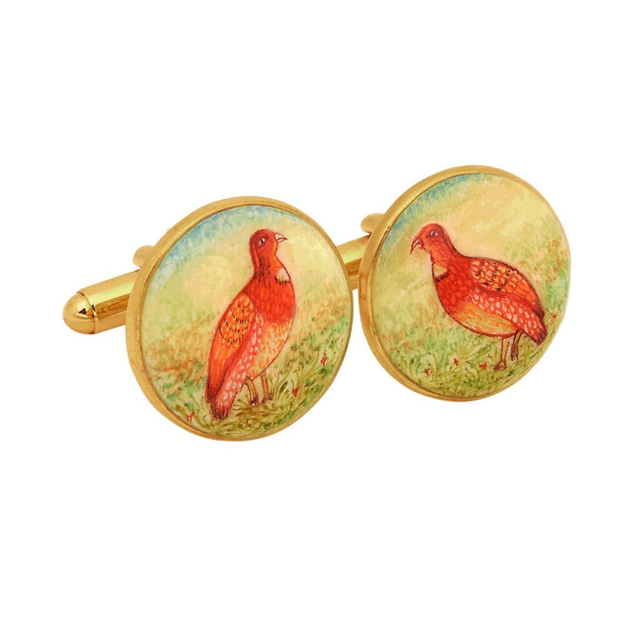 SIGNATURE PATRIDGE CUFFLINKS