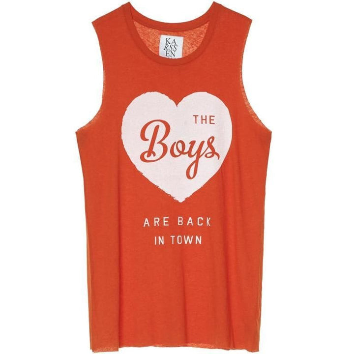 THE BOYS ARE BACK IN TOWN - LOOSE FIT MUSCLE TANK