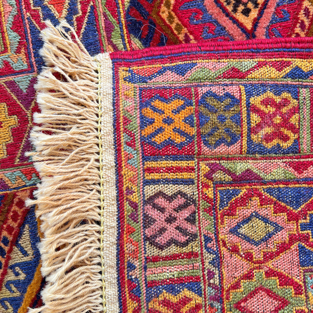 Zameen Daizangi One-OF-A-Kind-Afghan Rug