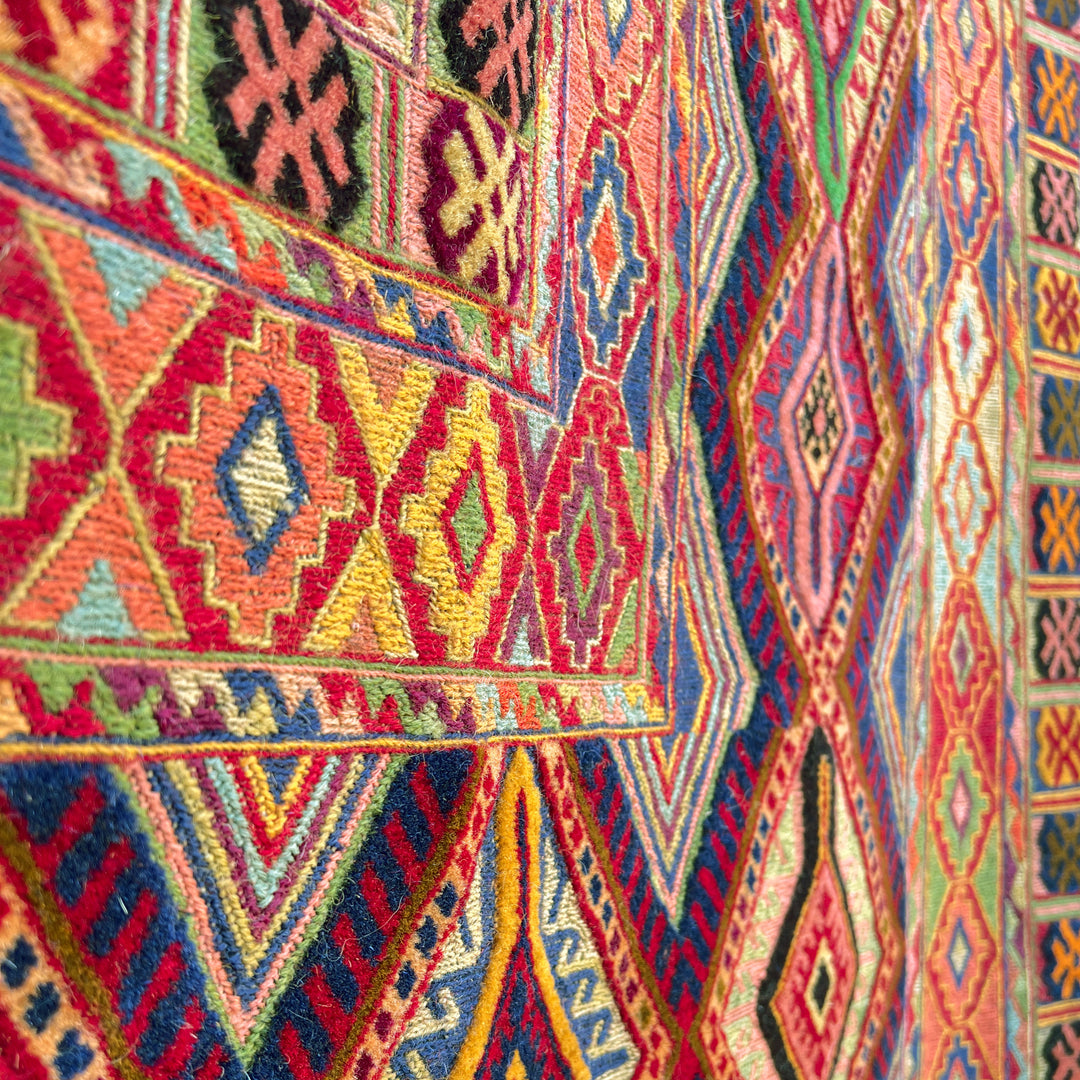 Zameen Daizangi One-OF-A-Kind-Afghan Rug