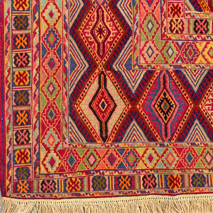 Zameen Daizangi One-OF-A-Kind-Afghan Rug