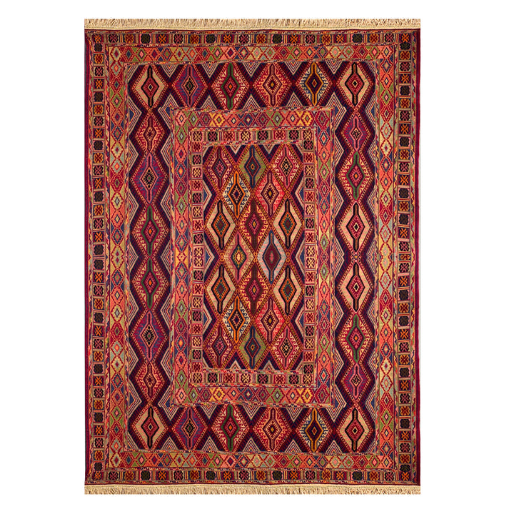Zameen Daizangi One-OF-A-Kind-Afghan Rug