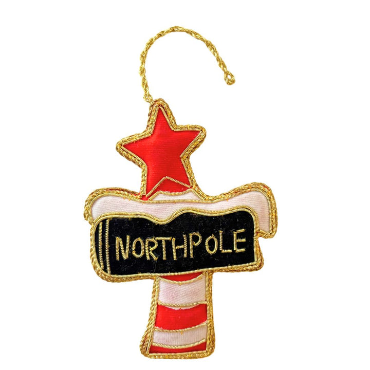 Handmade Joyful Star Beaded Embroidered Ornament