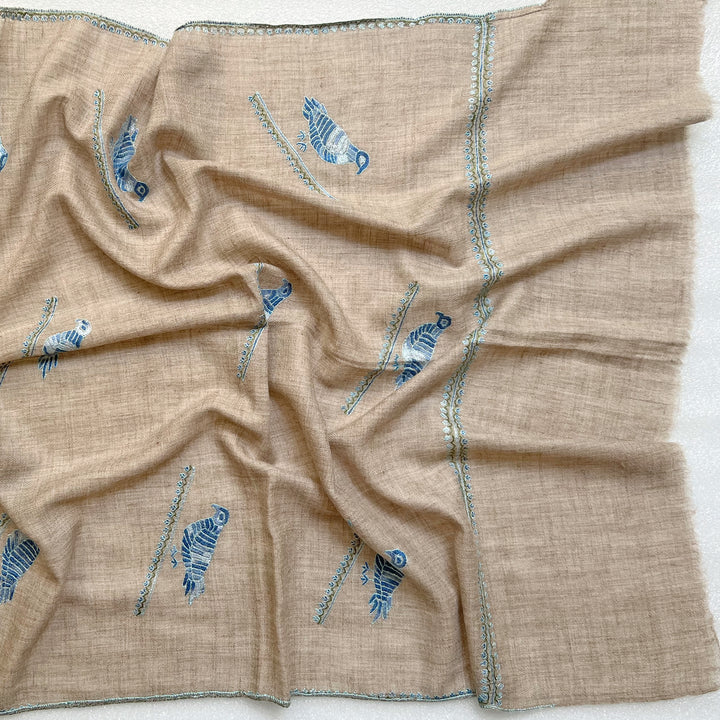 Pashmina Aster Embroidered Stole