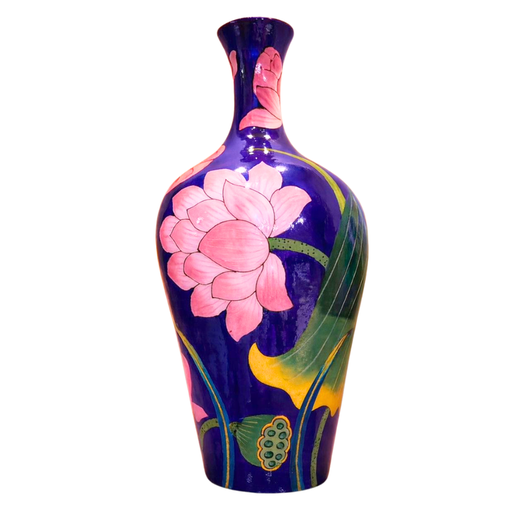 Lotus Bloom Bottle Vase